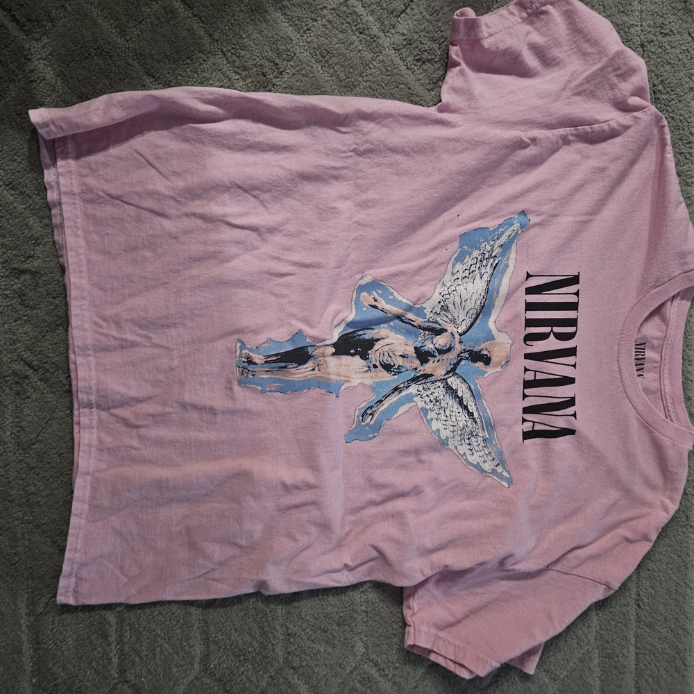 Pink Nirvana Graphic T-Shirt